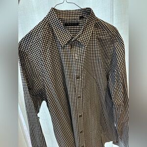 Theory Checkered Men's Shirt